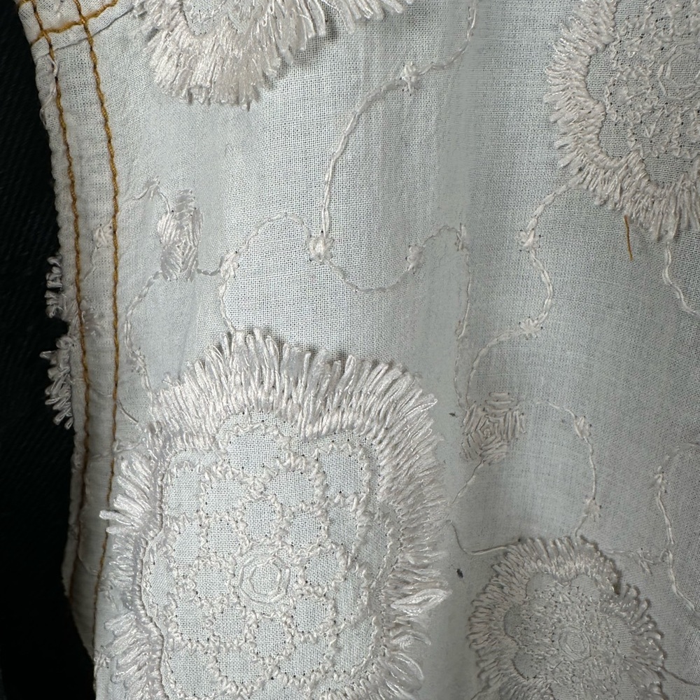 Pol Moonwake Hollow Boho Patchwork Hooded Jacket … - image 8